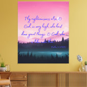 Toile Psaumes 71:19 Bible Verse KJV Pic Wall Art (Insitu(Salon))