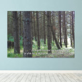 Toile Psaumes 96:12 Inspirational (Insitu (Plancher de Bois))