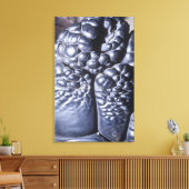 Toile Psilomelane, un minerai de manganèse, Michigan, US (Insitu(Salon))