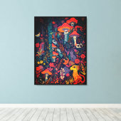 Toile Psychedelic canvas print (Insitu (Plancher de Bois))