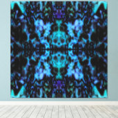Toile Psychédélic kaleidoscope (Insitu (Plancher de Bois))