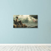 Toile Psychologie héron (Insitu (Plancher de Bois))