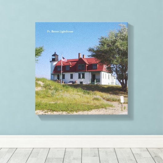 Toile Pt Betsie Lighthouse (Insitu (Plancher de Bois))