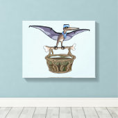 Toile Pteranodon Portant Un Panier (Insitu (Plancher de Bois))