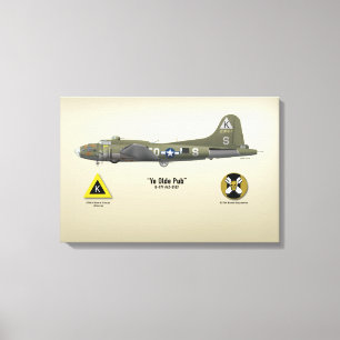 Toile Pub d'antan de B-17 "YE "