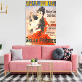 Toile Pub de dentifrice vintage 1889 (Insitu(Salon))