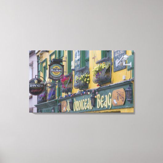 Toile Pub, Dingle, presqu'île de Dingle, comté de Kerry, (Recto)