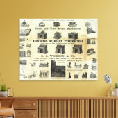 Toile Publicité avec plan du guide (Insitu(Salon))