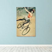 Toile Publicité d'affiche "Societe La Francaise", Paris (Insitu (Plancher de Bois))