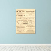 Toile Publicité de neuf entreprises (Insitu (Plancher de Bois))