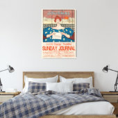 Toile Publicité du Sunday Journal (Insitu(Chambre))