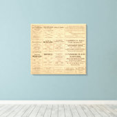 Toile Publicité pétrolière (Insitu (Plancher de Bois))