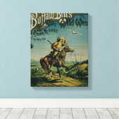Toile Publicité pour 'Buffalo Bill's Wild West and Co (Insitu (Plancher de Bois))