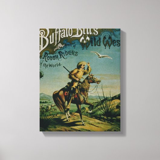Toile Publicité pour 'Buffalo Bill's Wild West and Co (Recto)