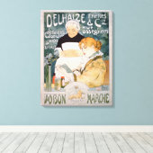 Toile Publicité pour Delhaize, Brothers and Co. à la (Insitu (Plancher de Bois))