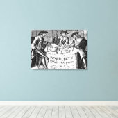 Toile Publicité pour 'Knitly's Mild Virginia (Insitu (Plancher de Bois))