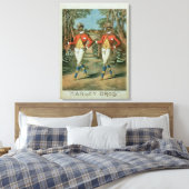 Toile Publicité pour les Harley Brothers (couleur li (Insitu(Chambre))