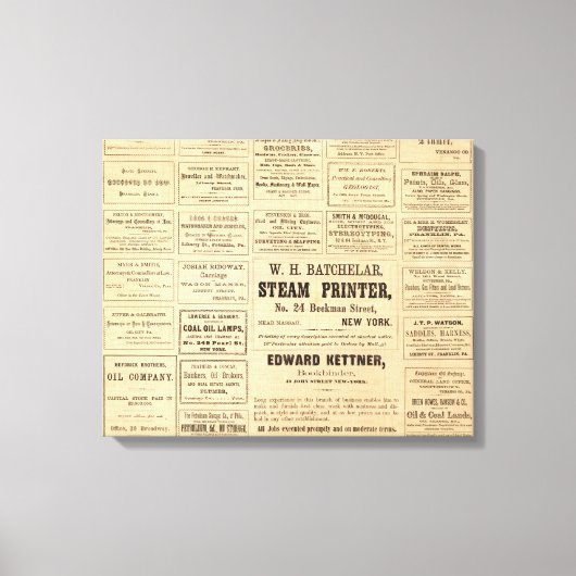 Toile Publicité pour l'huile (Recto)