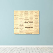 Toile Publicité pour l'huile (Insitu (Plancher de Bois))