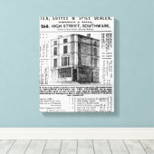 Toile Publicité pour Robert Jones, Tea (Insitu (Plancher de Bois))