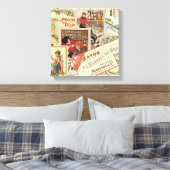 Toile Publicité vintage au chocolat français (Insitu(Chambre))