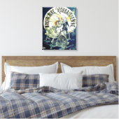 Toile Publicité vintage de vélos (Insitu(Chambre))