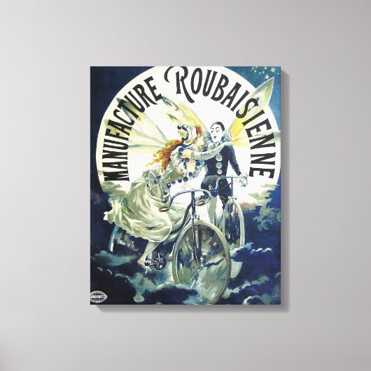 Toile Publicité vintage de vélos (Recto)
