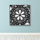Toile Puces fume et réglisse (Insitu (Plancher de Bois))