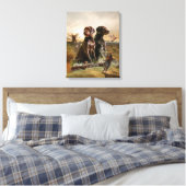 Toile Pudelpointers, Chasse faisan (Insitu(Chambre))