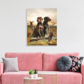 Toile Pudelpointers, Chasse faisan (Insitu(Salon))