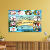 Toile Puerto Sunset Family Collage 1557 Art Canvas Impri (Insitu(Salon))