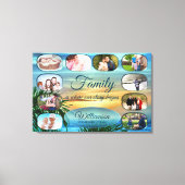 Toile Puerto Sunset Family Collage 1557 Art Canvas Impri (Recto)