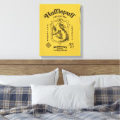 Toile PUFFEBOUFF™ Dédication Patience Loyauté Blason (Insitu(Chambre))