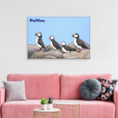 Toile Puffins de l'Atlantique (Insitu(Salon))