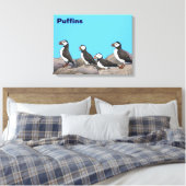 Toile Puffins de l'Atlantique (Insitu(Chambre))