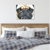 Toile Pug puppy (Insitu(Chambre))