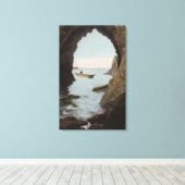 Toile Puget Sound, WA - Grotte dans la tromperie (Insitu (Plancher de Bois))