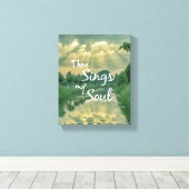 Toile Puis chante mon âme avec des poutres de soleil et (Insitu (Plancher de Bois))