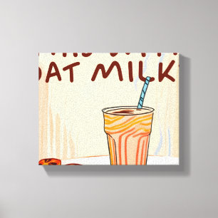 Toile Puis-je avoir ceci avec du lait d'avoine ?