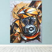 Toile Puissance à carreaux dorés (Insitu (Plancher de Bois))