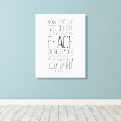 Toile Puisse Le Dieu De L'Espoir, Romains 15:13 (Insitu (Plancher de Bois))