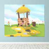 Toile Puits et seau de Fairy Tail (Insitu (Plancher de Bois))