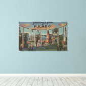 Toile Pulaski, Tennessee - Scènes de grandes lettres (Insitu (Plancher de Bois))