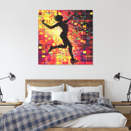 Toile Pulse pixellée (Insitu(Chambre))