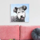 Toile Pumi Peinture - Cute Original Chien Art (Insitu(Salon))