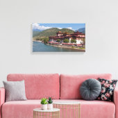 Toile Punakha Dzong - Bhoutan (Insitu(Salon))