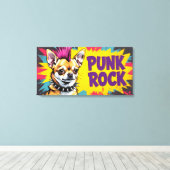 TOILE PUNK ROCK-CHIHUAHUA (Insitu (Plancher de Bois))