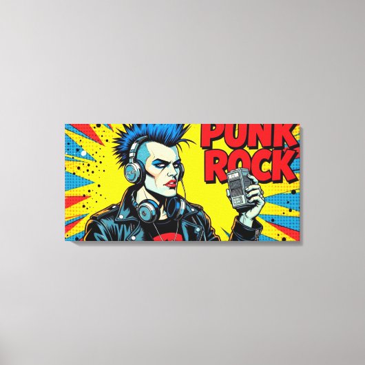 TOILE PUNK ROCK FOREVER (Recto)