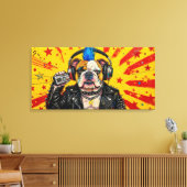 TOILE PUNK ROCK FOREVER-BULL DOG-5 (Insitu(Salon))