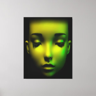 Toile Pureté et perfection : Android Beauty Portrait